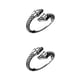 thumbnail image 3 of Jumpingount Anillos de tamaño ajustable Tendencia de moda Punk Anillo de amistad abierto Accesorios Suministro de joyería de aleación Adornos de ropa de Type1 NO1 Jumpingount CBP283251, 3 of 6