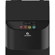 Avalon Electric Bottleless Water Cooler Water Dispenser - 3 Temperatures, Digital Clock with Temperature Control, Self Cleaning, Black Stainless Steel