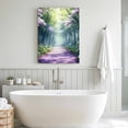 thumbnail image 5 of Canvas Wall Art Forest Canvas Art Print Flowers Pictures Wall Decor for Living Room Bedroom Artwork Decorations Stretched Framed Ready to Hang 8"x10", 5 of 9