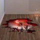 thumbnail image 2 of 12 Styles Horror Halloween Decoration 2023 Skull Bones 3d Floor Sticker Ghost Pumkin Festival Decor Flame Spider Wallpaper, 2 of 4