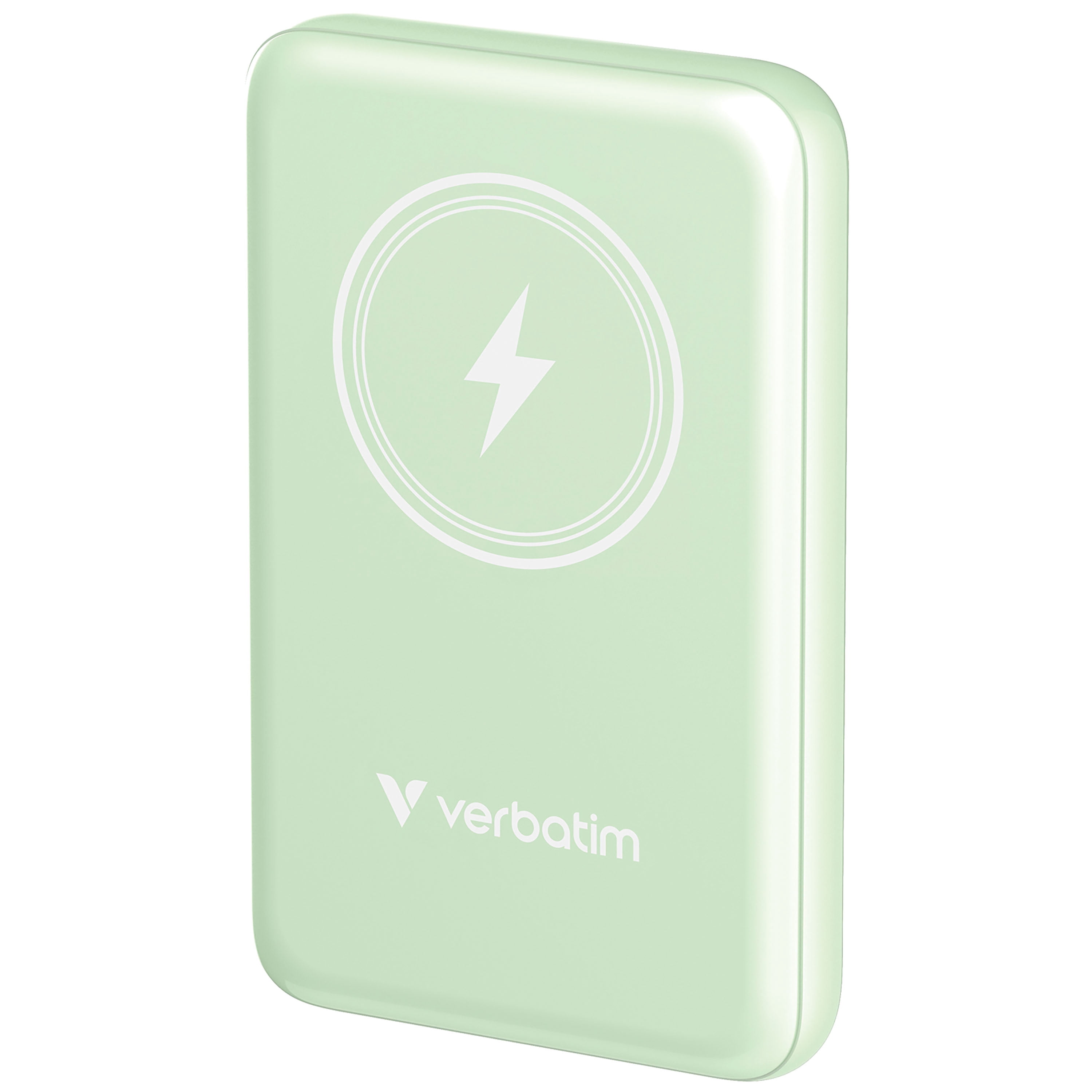 Verbatim Charge 'n' Go Magnetic Wireless Power Bank 10000 mAh - Green