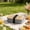Gray, variant on Japanese Bamboo-Handled Bento Lunch Box, BPA-Free Plastic, Compartmentalized Design for Office and Outdoor Use Black