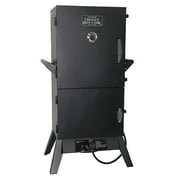 Smoke Hallow 38-Inch Outdoor Vertical Propane Gas BBQ Meat Smoker Grill, Black