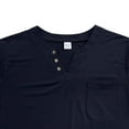 thumbnail image 7 of T-Shirts for Men Casual Button Pocket Shirts Mens Short Sleeve T-Shirt, 7 of 7