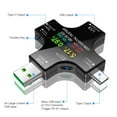 thumbnail image 2 of Outlet Tester, 12800 Pixels Usb Tester Usb Power Meter with LCD Screen for Monitor The Voltage, Current, Capacity, Electric Energy, 2 of 7