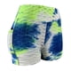 thumbnail image 4 of Jacenvly New Womens Plus Shorts Clearance Ladies Short Color Tie-Dye Jacquard Bubble Hip Fitness Pocket Stretch Yoga Pants Leggings Shorts for Women, 4 of 8
