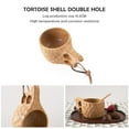 thumbnail image 4 of Taza de madera hecha a mano de estilo nórdico de 200ml, taza de café portátil para viaje, Camping, senderismo, taza de té de supervivencia, 4 of 9