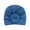 Blue, variant on 2024 breaise Toddler Baby Girls Cotton Circle Headwrap Headband Knot Children Turban Hairband