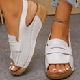 thumbnail image 4 of Willtoo Orthopedic Wedge Sandals for Women 2026 Dressy Footwear with Buckle Ankle Strap Slingback Comfortable Peep Toe Walking Summer Casual Sandals, 4 of 7
