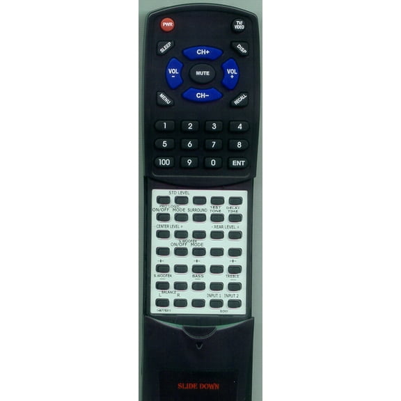 Replacement Remote for SONY 1-467-753-11, 146775311, RT146775311, RMVA1, SAVA1