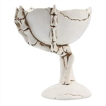 New Arrivals Halloween Candy Bowls Skeleton Hands Dish Resin Skull Bowl