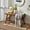 Brown 30Inch, variant on Large Rustic Wood Bench, 43" Long Entryway Console Table