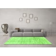 thumbnail image 3 of Ahgly Company Indoor Square Abstract Green Modern Area Rugs, 5' Square, 3 of 4