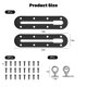 thumbnail image 4 of Juego rieles para Kayak 2 uds. riel deslizante (base riel deslizante fijo con tornillo-179mm) (incluidos 16 tornillos pequeños) + 2 uds. tornillos riel deslizante M6, 4 of 9