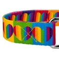 thumbnail image 5 of Country Brook Petz® Rainbow Hearts Martingale Dog Collar, Small, 5 of 5