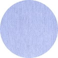 thumbnail image 1 of Ahgly Company Indoor Round Abstract Blue Contemporary Area Rugs, 5' Round, 1 of 4