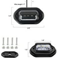 thumbnail image 2 of Nilight 2PCS 12V LED License Tag Light Convenience Courtesy Door Step Lights Waterproof Rainproof Dome Cargo Under Hood Legal for Car Truck RV Trailer, 2 of 6