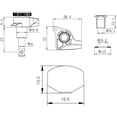 thumbnail image 5 of Guyker Clavijas de Afinación con Bloqueo 6 Piezas Relación 1:18 Doradas, 5 of 5