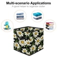 thumbnail image 2 of Daisy Foldable Clothes Storage Toy Box Storage Bin with Handle, 10.8"x10.5"x10.6", Large Capacity, 2 of 6