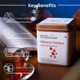 thumbnail image 3 of Jaivik Uttarakhand - Hibiscus Herbal Tea(8 oz), Bulk Leaves for kidney detox,Iced Brewing,4 Tin Box, 3 of 6