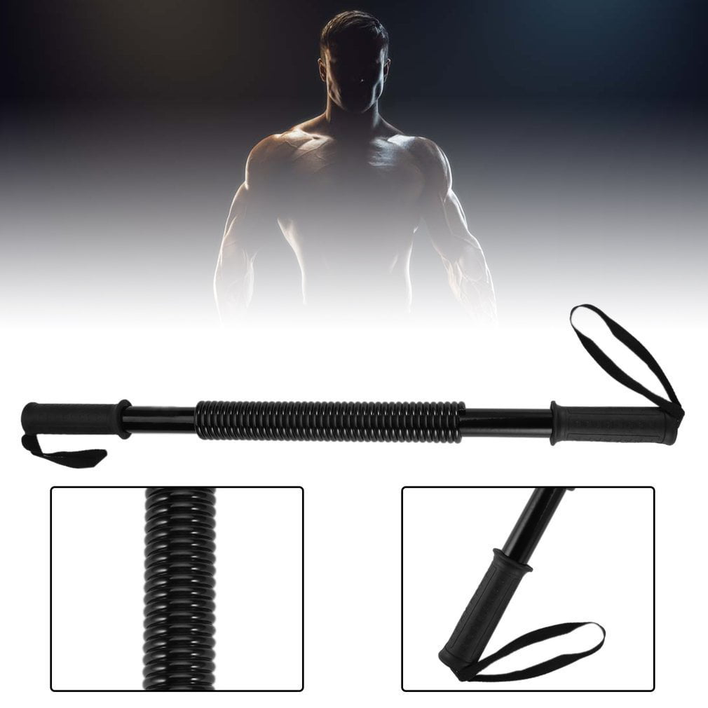 E33D Black Adjustable Wrist Grip Power Twister Exerciser Bar Exercise Fitness 