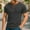 Dark Gray, variant on COSFO Henley Mens T-Shirts Short Sleeve Casual Blue Tops Pullover Button Classic T-Shirt
