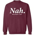 thumbnail image 2 of OXI Crewneck Sweatshirt - Nah Rosa Parks TM 1995, Basic Casual Sweatshirts for Men's and Women Fleece Sweatshirt Long Sleeve - Maroon Small, 2 of 2