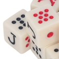thumbnail image 2 of 12PCS Dice Alphabet Toys Portable Role Playing Acrylic Interesting Dice Toys Entertaining Games 16mm, 2 of 4