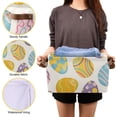 thumbnail image 4 of Coolnut Colorful Easter Eggs Storage Bins Foldable Canvas Fabric Storage Basket with Handles for Organizing, Large Storage Baskets for Shelves Closet Decor Gifts, 4 of 7