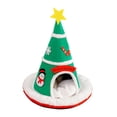 thumbnail image 4 of Cama para Gatos con Forma de de Navidad con Cojín Extraíble, Cojín Suave, Acogedor, Ideal Como Regalo, Creativa Cueva Navideña para Perros Y Gat, 4 of 8