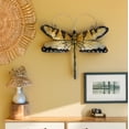 thumbnail image 2 of Eangee Home Design Dragonfly Wall Decor Gold And Blue, Capiz and Metal, Indoor / Outdoor Safe, 14x1x12 Inches, 2 of 5