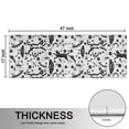 thumbnail image 5 of Kitchen Rugs Sets Of 2,White Planet Cat Feather Pattern Anti Fatigue Kitchen Mat Rugs Non Slip Washable,Decorative Kitchen Floor Mats for Kitchen,Sink,Laundry,17"X47", 5 of 5
