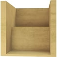 thumbnail image 4 of 10"W x 10"D x 10"H Wide Chapel Hill Rough Cedar Woodgrain TimberThane Corbel, Primed Tan, 4 of 6
