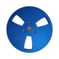 thumbnail image 4 of Bunblic 1/4 7 inch Empty Reel Aluminum Recording Accessories Lightweight Opening Machine Part Sturdy Open Reel Sound Tape Blue, 4 of 8