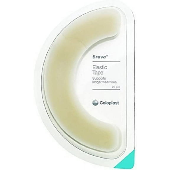 Brava Barrier Strips Elastic Adhesive Bandage Box, 5Long, 20 Count