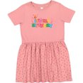 thumbnail image 3 of Inktastic It's My Birthday Letters Girls Toddler Dress, 3 of 5