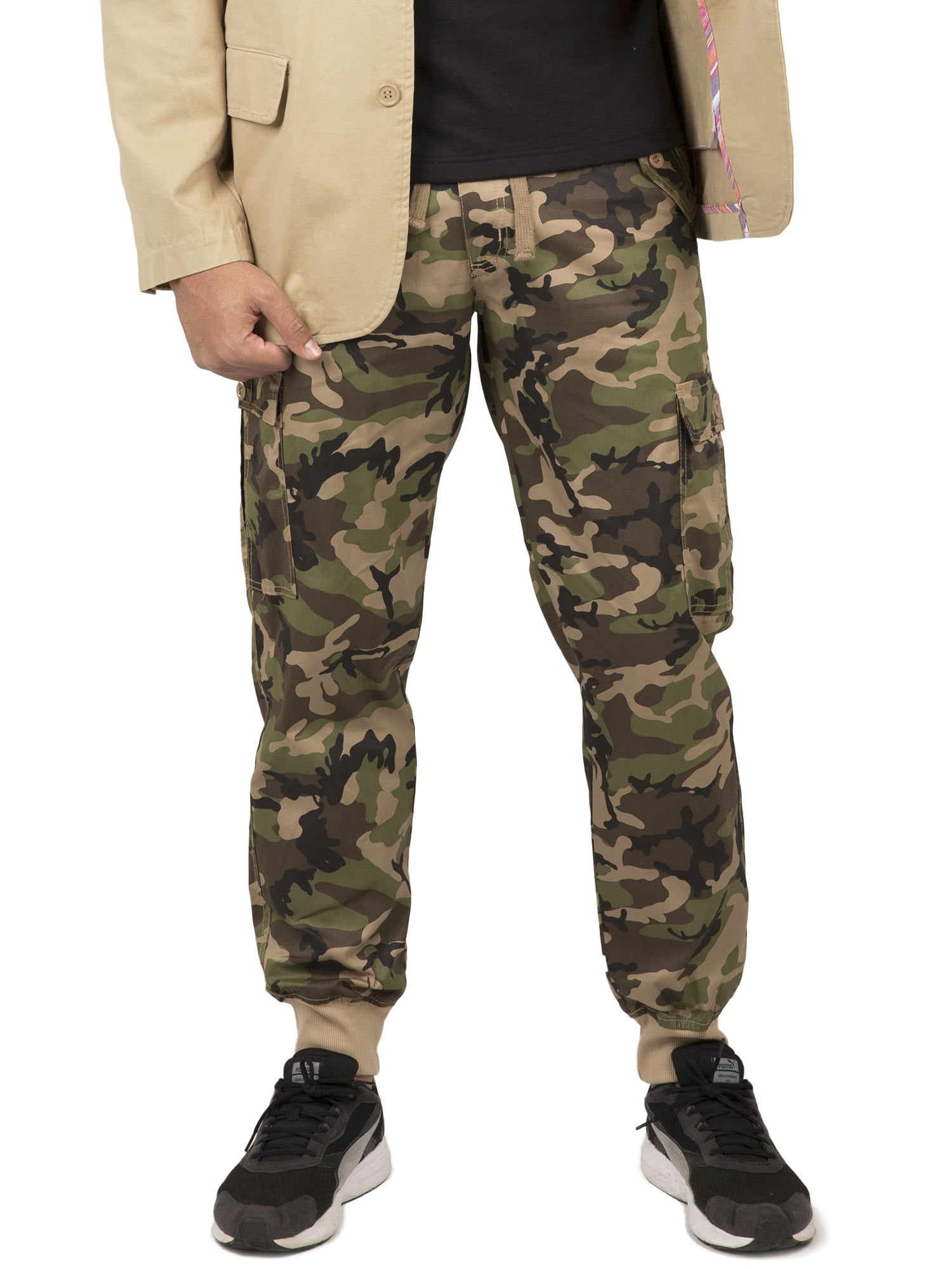 military print joggers