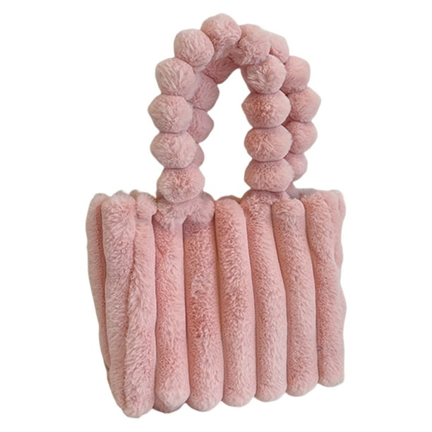 Bolso Elegante para Las Axilas Hombro Peludo Mujer Ocio Al Aire Libre Plisado