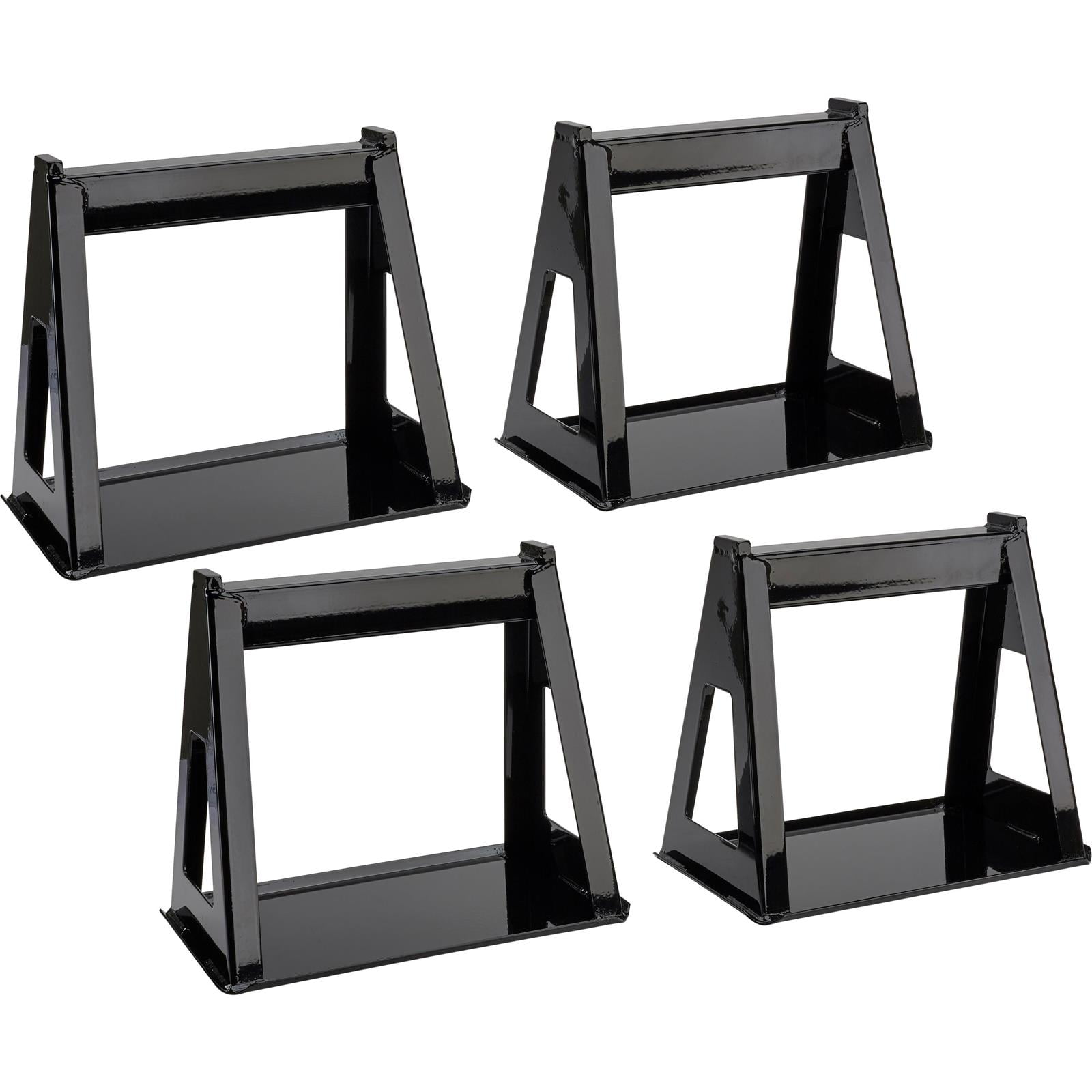 Fixed Height Steel Racing Jack Stands, Set of 4