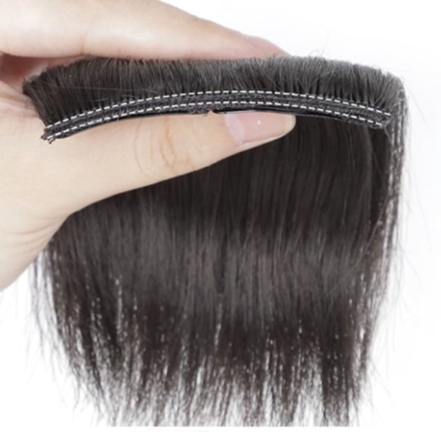 Postizo corto con clip BuyWeekMX Pieza de cabello liso 11.8 pulgadas