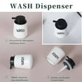 thumbnail image 4 of Farmhouse Ceramic Dish Soap Dispenser with Pump.Hand Soap Dispenser, 12oz Dish Soap Pump for Bathroom (WASH, White), 4 of 7