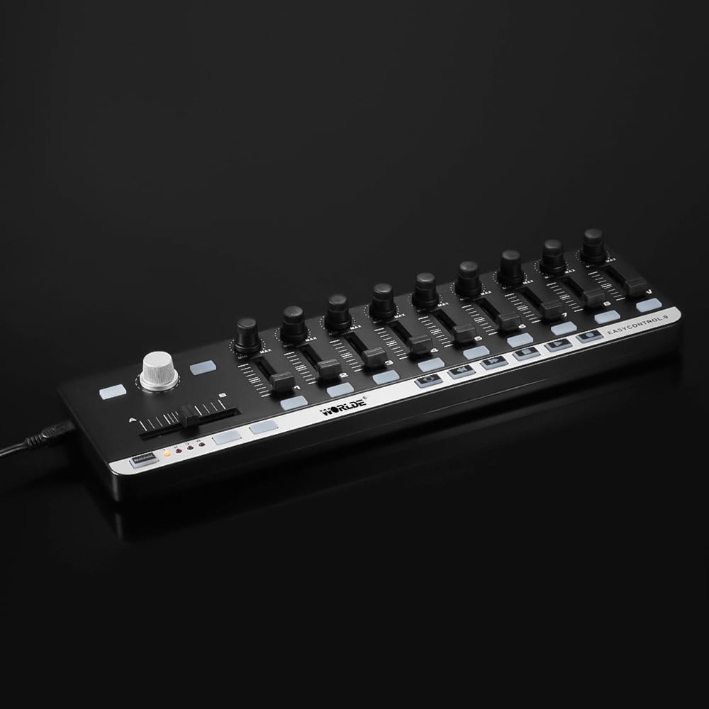 MIDI keyboard,Portable Usb 9 Usb 9 Slim-line Midi Siuke Lanru Musical Slim-line I Qahm