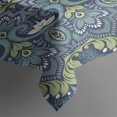 thumbnail image 3 of Boho Bohemia Flower Rectangle Tablecloth 60"x84",Waterproof Polyester Rectangle Table Cloth, Wipeable Spillproof Polyester Tablecloth for Dining, Camping, Indoor and Outdoor, 3 of 5