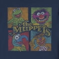 thumbnail image 2 of Men's The Muppets Character Panels Sweatshirt Navy Blue 2X Large, 2 of 4