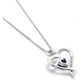 thumbnail image 3 of Mother's Birthday Gift I Love You Mom S925 Sterling Silver Heart Pendant Necklace, 3 of 4