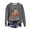 Grey, variant on WHEANG Sweatshirt for Women Halloween Fashion Cat Graphic Print Crew Neck Sweatshirts Women Casual Vintage Top Women's Halloween Sweatshirt Size M White