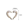 thumbnail image 6 of UDIYO 6Pcs Nail Rhinestone Flat Bottom High Brightness Non-Drop Half Heart Nail Art Charms for Manicure, 6 of 7