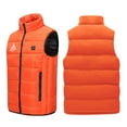 thumbnail image 5 of Kctiaxy Mens Heated Vest Causal Lightweight Sleeveless Heated Jacket USB Electric Constant Temperature Smart Heated Coats Winter Outdoor Camping Warm Jacket Vests Without Battery Winter Savings, 5 of 7