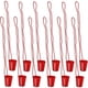 thumbnail image 1 of The Big Red 12 vasos de chupito para novia, vasos de plástico con cuentas de la tribu de la novia, vasos colgantes JGA para despedida de soltera, 1 of 5