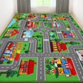 thumbnail image 1 of Kids Carpet Car Play Rug Kids Play Rug for Playroom Play Rugs Town City Road Map Rug Extra Large Boys Kids Car Track Carpet for Playroom Bedroom Living Room ( X CM), 1 of 7